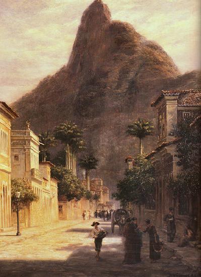 Bernhard Wiegandt Sao Clemente Street, Rio de Janeiro oil painting image